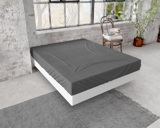 Premium Flannel Fitted Sheet Anthracite