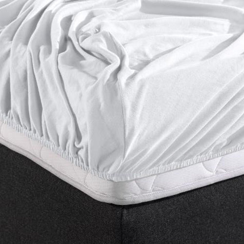 Fitted Sheet Double Jersey - White