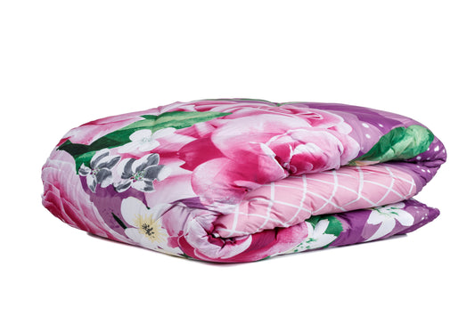 Zelesta-Light-Wonderbed-Purple-Roses-washable-quilt-2-in-1-without-cover