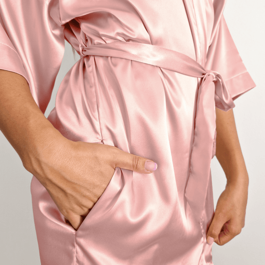 Kimono Satin - Light Pink