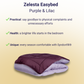 Zelesta-Easybed - Purple-Lilac-washable-quilt-2-in-1-without-cover-benefits
